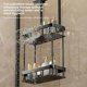 thumbnail image 4 of Bathroom Punch Free Wall-mounted Storage Rack\nWall-mounted Organizer, 4 of 5
