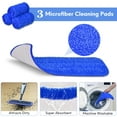 thumbnail image 5 of BIMZUC Spray Mop for Floor Cleaning Wet, with 14 oz Refillable Bottle and 3 Washable Microfiber Pads for Most Smooth Floors, Blue, 5 of 8