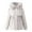 White, variant on Breezora Short Puffer Jacket for Women Warm Thickened Lined Detachable Hooded Winter Coat Petite Fit L Size Black