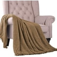 thumbnail image 1 of Home Soft Things Knitted Tweed Throw Blanket 60" x 80" Amphora, 1 of 2