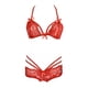 thumbnail image 5 of Gibobby Ropa interior mujer sexy Lenceria Extreme Sexy Dessous New Luxury Sexs Color Negro Mujeres Sexy Liguero Lencería Sex Bra and Panty Sets Lenceria Bragas(Rojo, CH), 5 of 5