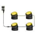 thumbnail image 1 of RGB Pond Lights With Timer LED Underwater Submersible Colorful Spotlights 98ft Remote Control IP68 Lights For Fish Aquarium Tank Garden Yard Pool, 1 of 9