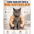 thumbnail image 2 of Cat Muscle Arms Funny - 3D Printed Buff Cat Shoulder Outfit with Big Biceps Hands, Lightweight Neck Hanging Pet for Cats & Small Dogs, Spooky Cosplay Photo (Skin, Medium), 2 of 7