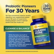 Cleanse More | Herbal and Mineral Supplement | 60 Capsules | by Renew Life