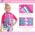 thumbnail image 5 of Gogokids Kids Swim Vest Life Jacket-Toddler Float Buoyancy Swimsuit Trainer Vests Swim Aid Jacket for Age 1-9 Years, Pink, 5 of 9