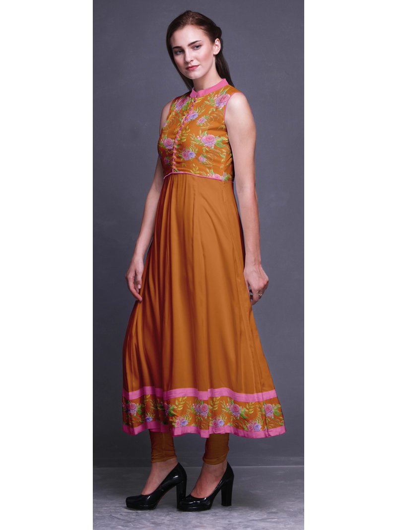 open lace back dress Diva in Love- Sea Blue Thread & Gota Embroidered Georgette Anarkali Set
