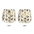 thumbnail image 3 of Salouo Funny Chicken Print Women's 2 in 1 Running Shorts Double-Layer Shorts Athletic Workout Gym Yoga Shorts Running Shorts for Women-XX-Large, 3 of 7