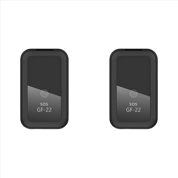 2X GF22 Rastreador GPS PosicióN Global Dispositivo de Seguimiento de Tiempo Alarma Antirrobo AntipéRdida Posicionador de GrabacióN de Voz