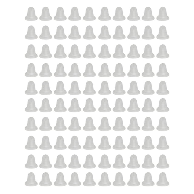 100 vasos desechables de silicona para tinta de tatuaje, transparentes, para pigmento de tatuaje