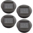 thumbnail image 1 of 4 Pieces Replacement Solar Lights With Led Bulbs, Solar Top Lights Replacement, Led Solar Panel Lantern Cover For Outdoor, 1 of 5