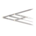 thumbnail image 1 of Stainless Steel Eyebrow Makeup Ruler Foldable Eyebrow Positioning Measurement Ruler Microblading Permanent Makeup Reusable Measure Tool, 1 of 8