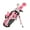 Pink, variant on Shorties Golf Kid's Golf Club Set (Kids 38"-42" Tall) TOT Red - Right