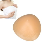 Bra Pad, Inserts Soft Silicone Triangular Shaped Concave Bottom Prosthetic Breast for Post Mastectomy [#2] 75B 80A