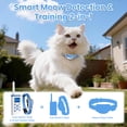 thumbnail image 3 of PetJoy 2 in 1 Cat Shock Collar with Remote,Cat Training Collar with 4 Modes,Auto Anti Meow Collar,Mild and Helpful,Pink,Christmas Birthday Gifts, 3 of 7