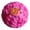 Hot Pink,L, variant on Colorful Wobble Dog Treat Dispenser Toy, Funny Giggle Sound Teeth Cleaning Chew Ball, Plastic Slow Feeder Interactive Educational Pet Toy for Anxiety Relief, 1Pc