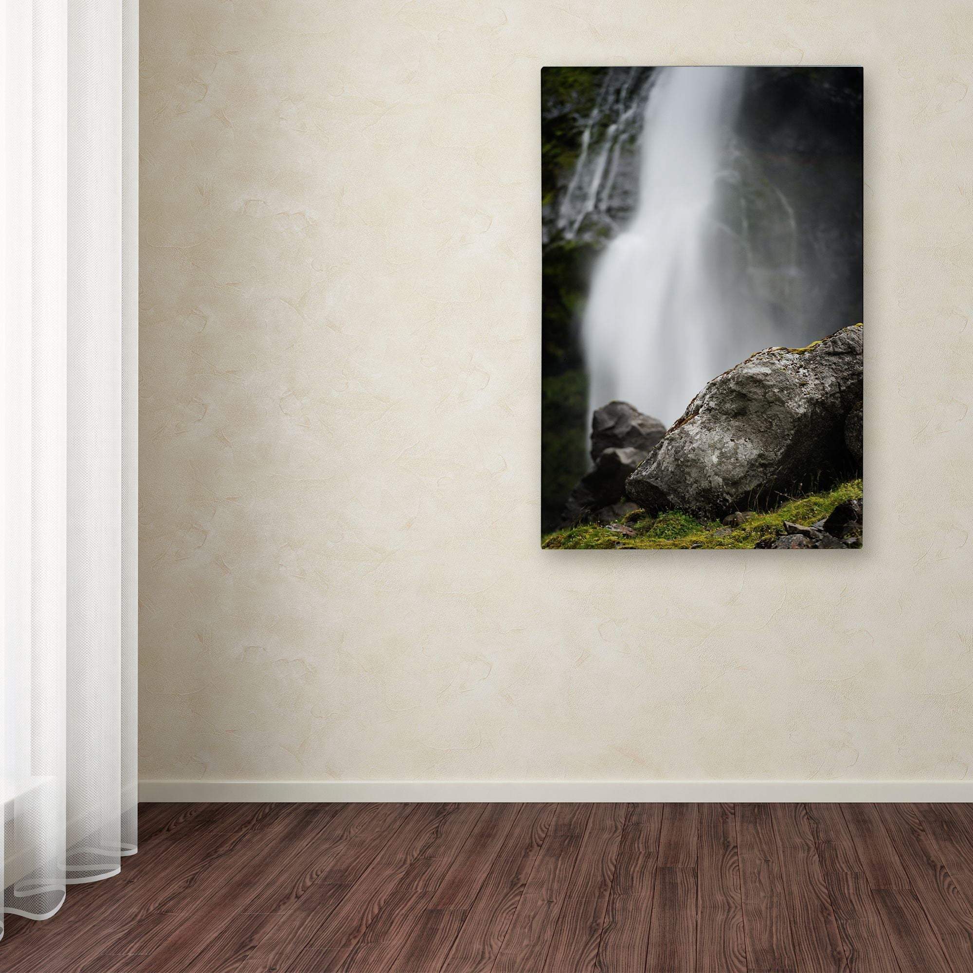 Trademark Fine Art 'Meditative Falls' Canvas Art by Philippe Sainte-Laudy