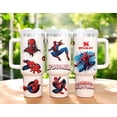 thumbnail image 3 of Custom Spider-man 40oz Tumbler, Spider Cup Gift, Superhero Handle Stainless Steel Tumbler, 3 of 3