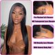 thumbnail image 2 of Cierre Liangya Hair Hid, 5 x 5 pulgadas, liso, 12 A, Virgin Remy, 14 pulgadas, 2 of 7