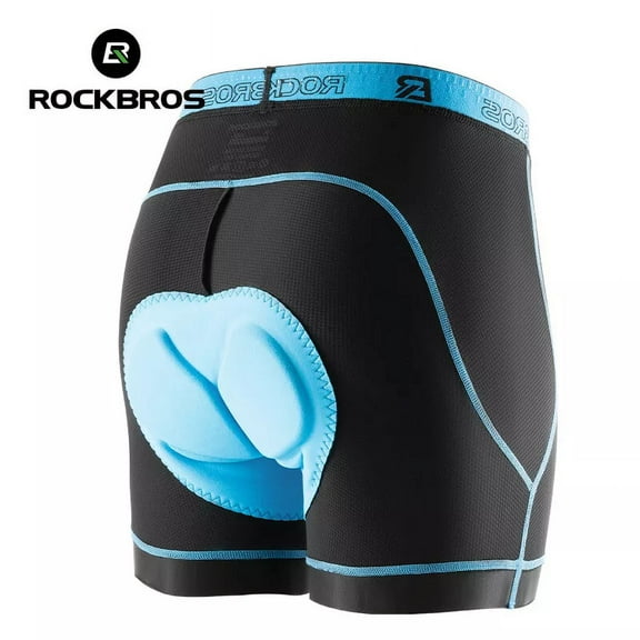 ROCKBROS Men Cycling Underwear Shorts 3D Padded MTB Road Bike Riding Shorts Breathable Shockproof Bicycle Underpants for Men
