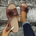 thumbnail image 5 of Bkhluea Women Wedge Slide Sandals Flower Decor Comfortable Shoes For Home Travel Casual Daily Outdoor Walking Activities, 5 of 7