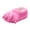 Hot Pink, variant on Kids Cute Claw Slippers Winter Solid Color Thickened Fleece