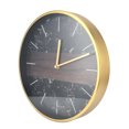 thumbnail image 4 of Reloj colgante de pared, moderno Kit de reloj silencioso de Metal galvanizado para el hogar, cafetería, tienda, Bar, negro, 4 of 14