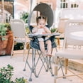 thumbnail image 4 of Baby Delight Go with Me Uplift Silla alta portátil de lujo | Toldo para el sol | Interior y exterior | Gris, 4 of 5