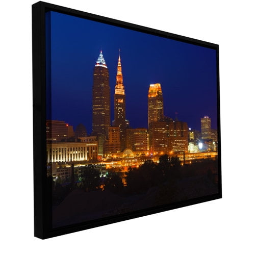 Cody York "Cleveland 15" Floater-Framed Gallery-Wrapped Canvas