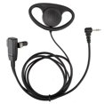 thumbnail image 1 of 2 pcs 1 Pin D Shape Earpiece with PTT Mic Headset for Motorola 2 Way Radios Walkie Talkie Accessory, 1 of 3