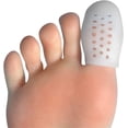thumbnail image 4 of Casewin Big Toe Cap, 10 Pcs Breathable Toe Protector Toe Cover Sleeves with Holes, Provides Relief from Missing or Ingrown Toenails, Corns, Blisters, Hammer Toes, Reduce Friction, 4 of 6