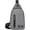 gray, variant on ATJIA Sling Crossbody Backpack Shoulder Bag for Men, Lightweight One Strap Motorcycle Backpack Sling Bag Backpack for Hiking Walking Biking Travel Cycling