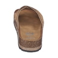 thumbnail image 3 of GC Shoes Women's Cork Platform Footbed Sandals, Casual Summer Comfort Slides, Criss Cross Strap Slip Ons, Ariane/Gold/6, 3 of 5