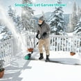 thumbnail image 4 of Wireless 12-Inch Electric Snow Blower - Lightweight, Battery Powered, 4Ah Battery & Fast Charger, Adjustable Front Handle, Directional Plate, 12A Motor, 17FT Throw, Ideal for Driveways, Sidewalks, 4 of 12
