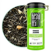 Tiesta Tea - Chinese Jasmine, Loose Leaf Classic Jasmine Green Tea, Medium Caffeine, Hot & Iced Tea, 5 oz Tin - 50 Cups, Natural, Diet Support, Green Tea Loose Leaf