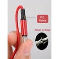 thumbnail image 2 of 1pcs 3A Braided One Drag Three For Android Type-C Charging Cable 1.2m Charging Cable 3in1 Black Silver Red Golden Blue, 2 of 4