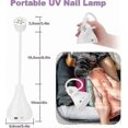 thumbnail image 3 of 16W LED UV Nail Lamp, Quick Drying Nail Gel Curing Lamp with 60s Timer, Portable 360 Rotation, for G, 3 of 5