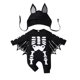 thumbnail image 2 of Halloween Costumes for Kids Toddlers Infant Baby Kids Boys Girls Romper Set Romper + Hat Imp Halloween, 2 of 4