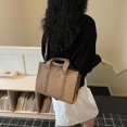 thumbnail image 3 of Sunyuer Women Vintage Braided Detail Tote Handbag, PU Leather Small Work Commuter Shoulder Purse, Fashion Portable Top Handle Bag with Detachable Adjustable Crossbody Strap, 3 of 8