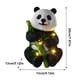 thumbnail image 4 of Estatua Panda Con Solar Jardín Resina para Mamá Abuela (sentada), 4 of 6