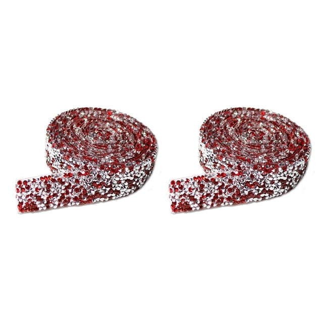 Billuyoard Pegatinas ostentosas Resina Cristal Decoración Apliques Craft Fix Decor Beads Diseño autoadhesivo Taladro Tira Tipo 4 2.5cm tipo 4 2.5 cm 2Conjunto