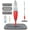 Red, variant on Microfiber Hardwood Floor Mop: Dust Spray Mops for Cleaning Wood Home Kitchen Floors - Wet Mopping & Dry Sweeping - 3 Reusable Refills & 1Pcs 400+ML Refillable Bottle