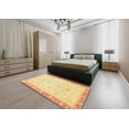 thumbnail image 4 of Ahgly Company Indoor Rectangle Abstract Orange Abstract Area Rugs, 4' x 6', 4 of 6
