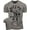 T-Shirt Warm Grey, variant on Gymish Biceps Killin’ It Men’s Workout T-Shirt – Funny Lifting Gym Tee, Athletic Fitness Shirt for Men