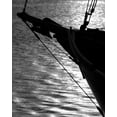 thumbnail image 2 of Larson, Scott 12x14 Black Ornate Wood Framed with Double Matting Museum Art Print Titled - Sunset Sail II, 2 of 4