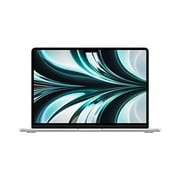 Ordinateur portable Apple MacBook Air 2022 avec puce M2 : écran Liquid Retina de 13,6 pouces, 8 Go de RAM, 512 Go de stockage SSD, argent