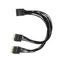 thumbnail image 4 of 9Pin Motherboard Switcher Splitter Cable Computer Motherboard Extension Cable 9 Pin 1 Female to 2 Male Y Splitter, 4 of 8
