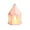 【LED Battery 】Pink, variant on Lantern Decorative LED Flickering Flameless Candle,Battery Powered LED Decorative Hanging Lanterns for Indoor Outdoor Garden Yard Home Decor(1 Pack)