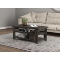 thumbnail image 3 of Safdie & Co. Coffee Table 41.25L Dark Grey 3 Shelves, 3 of 4