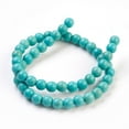 thumbnail image 2 of 1000gs Turquoise Beads Strands Dyed Round Light Sea Green 10mm Hole: 1mm 800pcs/1000g, 2 of 2