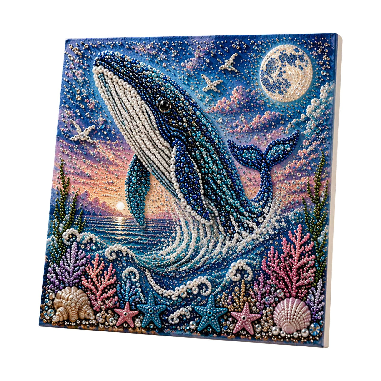 Ocean Themed DIY Craft Kit 7.87 - Framed Marine Art Project for Adults & Hobbyists E